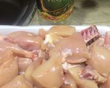 A picture of step 1 of Chicken karahi.