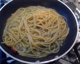 A picture of step 5 of Linguine with Monkfish and Romanesco Broccoli Cream.