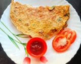 A picture of step 9 of Oats Omellet.