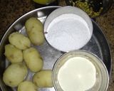 आलू पिस्ता बर्फी(aloo pista burfi recipe in hindi) रेसिपी चरण 1 फोटो