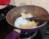 A picture of step 4 of Pasta in White Sauce.