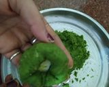 A picture of step 5 of Palak chole cheese kabab.