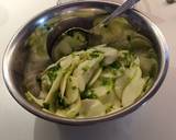 Rántott gombafej sült krumplival és cukkíni salátával #gluténmentes recept lépés 2 foto