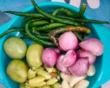 Foto langkah ke 2 dari resep Cumi Asin Sambal Ijo.