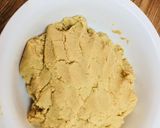 A picture of step 3 of Ghila Pitha / Tel Pitha : RICE FLOUR AND JAGGERY FRITTERS.