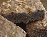 A picture of step 8 of Chocolate peanut butter brownie bars.