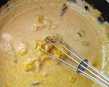 A picture of step 3 of Mango kadhi.
