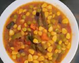 वेजिटेबल कॉर्न सूप (Vegetable corn soup recipe in hindi) रेसिपी चरण 6 फोटो