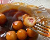 Foto langkah ke 5 dari resep Cilok isi bumbu saos kecap yg endul.
