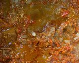 A picture of step 3 of Jollof spaghetti.
