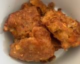 รูปขั้นตอนการทำที่ 7 ของ หมูก้อนทอดใส่มันกุ้ง ในหม้อทอดไร้น้ำมัน