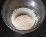 A picture of step 1 of Gond Laddu.