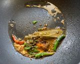 A picture of step 3 of Sajne Data Moong Dal e / Drumsticks in Moong Dal.