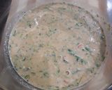 A picture of step 2 of Oots cheese pancake with peanut garlic dip.