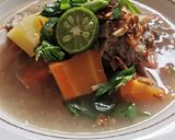 Foto langkah ke 4 dari resep Sop iga kambing enak.