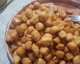 A picture of step 7 of Visheti /sweet coated fried tiny/ African donuts.