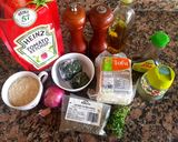 Foto del paso 1 de la receta: Arroz verde con tofu, sano y sabroso. #delantaldorado