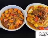 Silky mashed potatoes with sweet and sour meatballs recipe step 13 photo