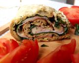 Sonkás-sajtos cukkini rolád recept fázis 6 fotója