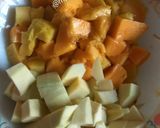 A picture of step 1 of ম্যাঙ্গো ফ্রুটি(Mango fruity recipe in Bengali).