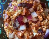 A picture of step 1 of California Farm Pork Chorizo Poblano Peppers.