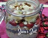 A picture of step 5 of Muesli and Chia Seeds Porridge.