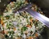 A picture of step 5 of Vegetable fried rice.