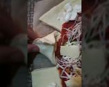 عکس مرحله 5 از دستور پیتزا ستاره ایی🍕⭐