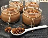 Foto del paso 3 de la receta Natillas 🥣 de chocolate 🍫 y crema de cacahuete 🥜