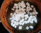 A picture of step 5 of Palak Paneer.