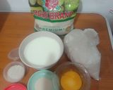 Foto langkah ke 1 dari resep Adonan Dasar Roti Tanpa Ulen dengan Margarin tanpa Telur.