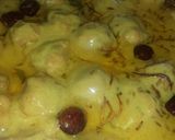 A picture of step 6 of Pakora kadhi.