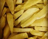 A picture of step 1 of Honey chili fries.