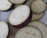 A picture of step 1 of Eggplant in Yogurt Sauce (Baingan Dahi Wale).