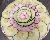Une image de l'étape 9 de Tarte au concombre et à la sardine.
