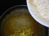 Yellow rice with sauce