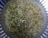 A picture of step 1 of Moong Matar Khichdi with Gajar Halva.