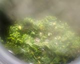 A picture of step 1 of Sarson Da Saag Makki ki Roti.