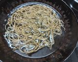 A picture of step 5 of Aloo phudina sev or Mint Potato Slims.