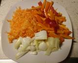 Prawn, veg and noodle stir fry recipe step 1 photo