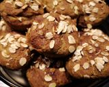 Tökös-banános muffin 🎃 (gl.-, laktóz és cukormentes verzió IS) recept fázis 7 fotója