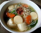 รูปขั้นตอนการทำที่ 7 ของ ราดหน้ากรุบกรอบเต้าหู้ไข่ไก่