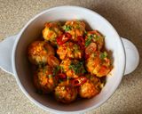 A picture of step 4 of Stuffed baked potato flowers.