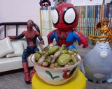 Foto langkah ke 4 dari resep Sambel baby cumi hijau plus pete...