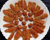 A picture of step 4 of Ridge Gourd Slices.