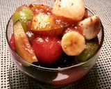 Foto del paso 22 de la receta Sandia rellena de frutas, en salsa de confituras