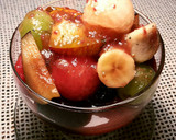 Foto del paso 22 de la receta: Sandia rellena de frutas, en salsa de confituras
