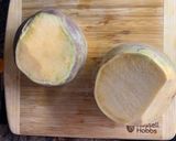 A picture of step 1 of Clapshot (root mash).