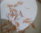 A picture of step 1 of Seviyo ki Kheer.