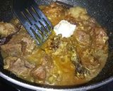 A picture of step 5 of Mutton roghan josh rice.
